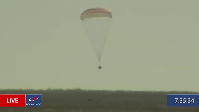 Přistání lodě Sojuz