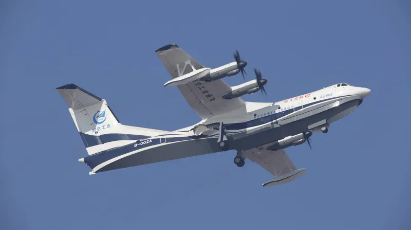 Obojživelné letadlo AG600