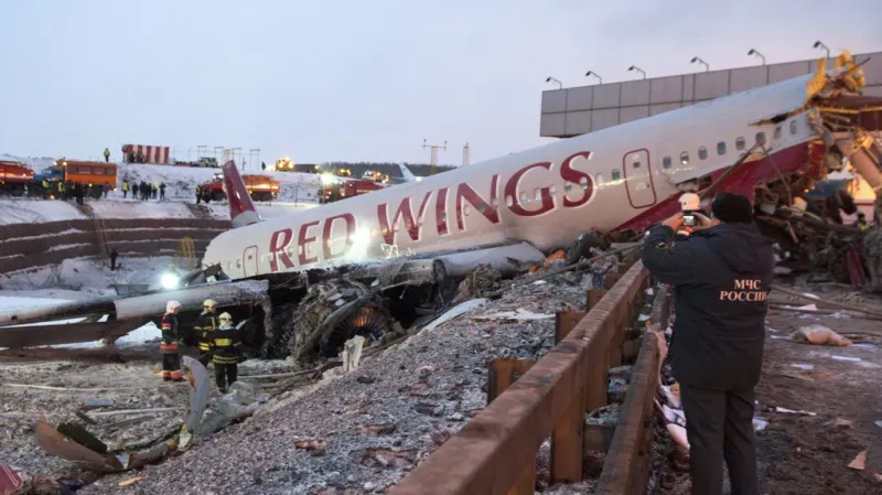 Havárie letadla na moskevském Vnukovu