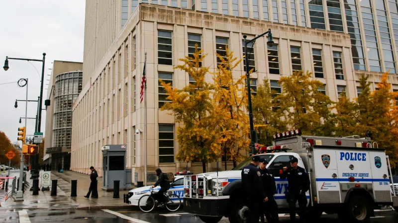 Zvýšená bezpečnostní opatření před soudem v New Yorku