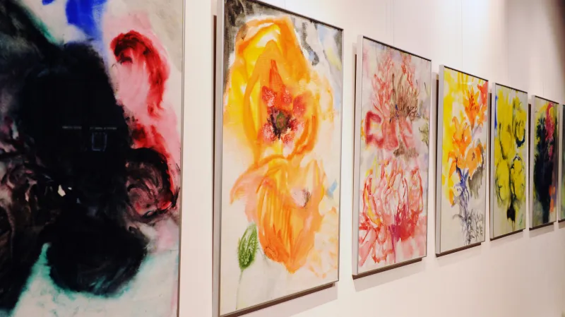 Vernisáž obrazů Vladimíra Franze v galerii Mánes