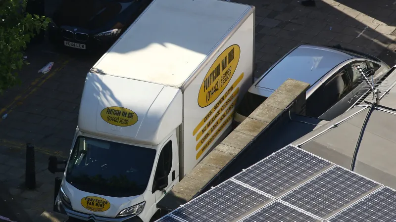 Dodávka na místě činu