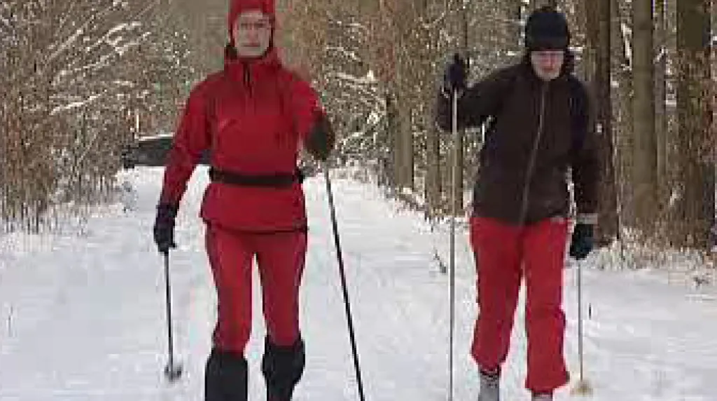 Běžkaři ve stopě