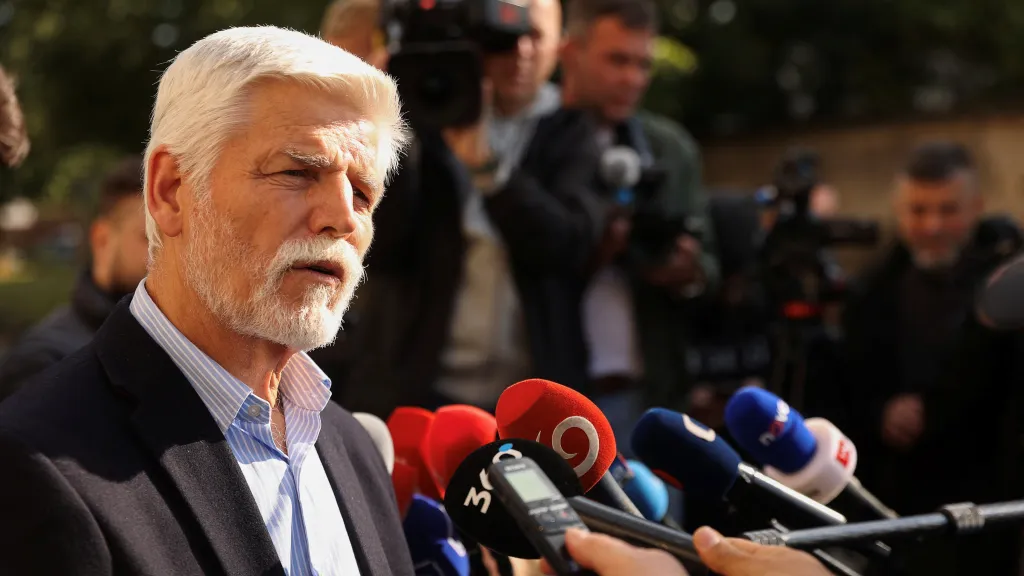 Prezident Petr Pavel na snímku z října 2025