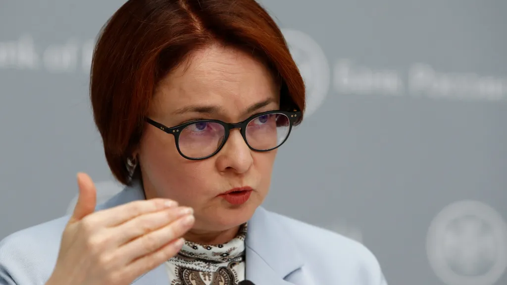 Guvernérka ruské centrální banky Elvira Nabiullinová