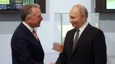 Steve Witkoff s Vladimirem Putinem v Petrohradě