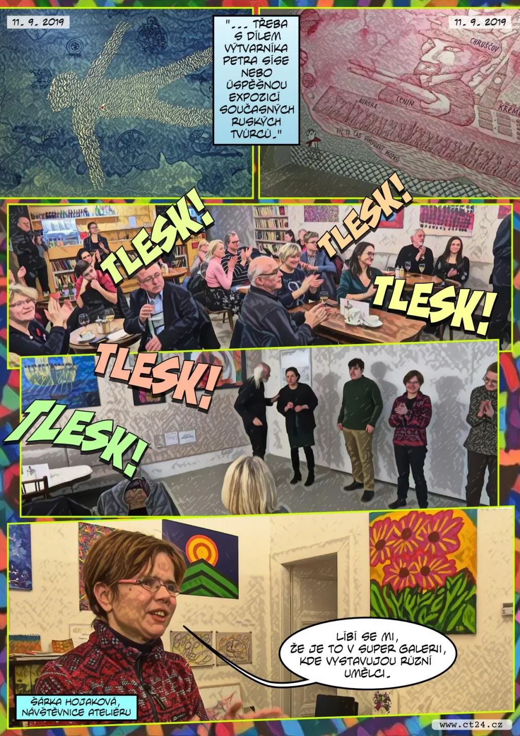 Handicapovaní umělci tvoří spolu s profesionály z různých zemí. Jejich výtvory obstojí i před kritiky