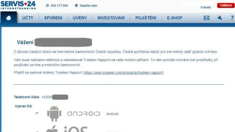 Nový virus se snaží dostat do internetového bankovnictví