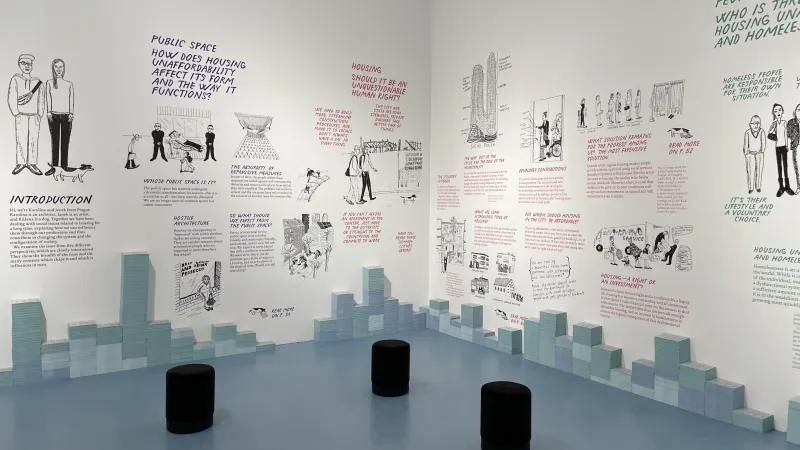 Komiksy Magdaleny Rutové pro milánské trienále