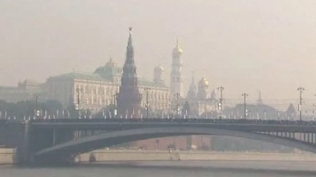 Ruská metropole pod příkrovem smogu