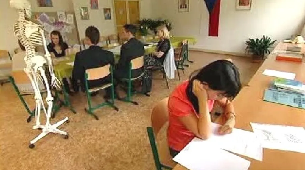 Studentka na potítku