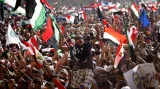 Mursího příznivci oslavují výsledek voleb