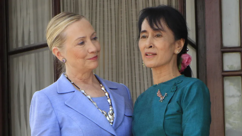 Hillary Clintonová a Su Ťij