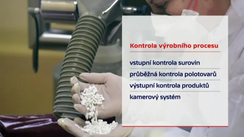 Kontrola výrobního procesu léků