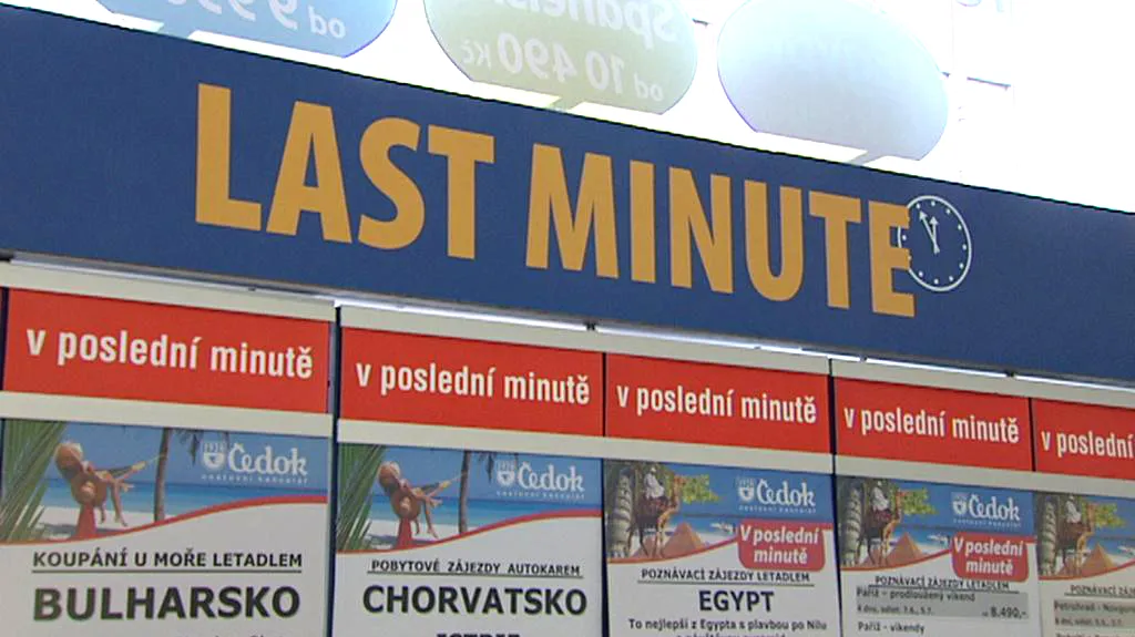 Zájezdy "Last minute"