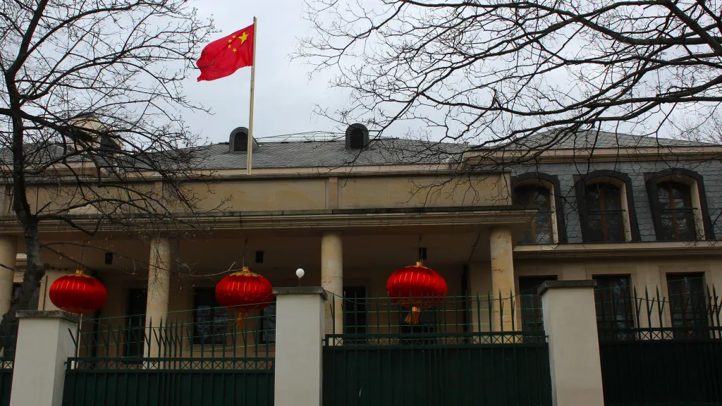 Budova velvyslanectví Čínské lidové republiky v Praze