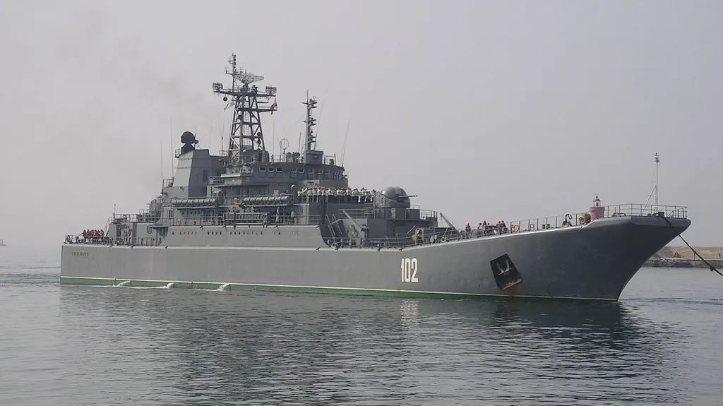 Ruská výsadková loď Projekt 775 Ropucha