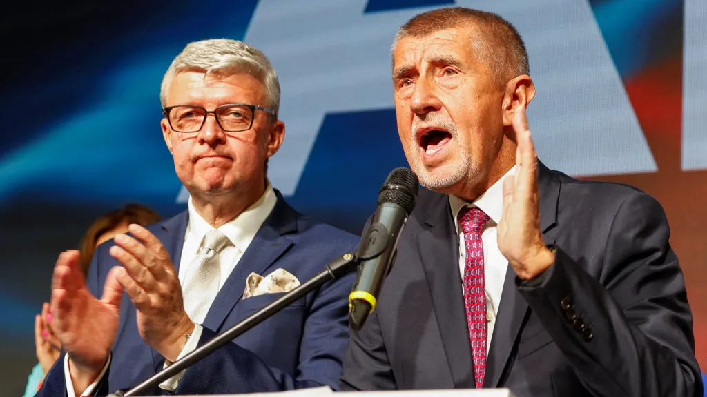 Karel Havlíček a Andrej Babiš (oba ANO)