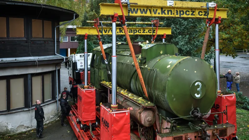 Akumulační lokomotiva bez vlastního topeniště