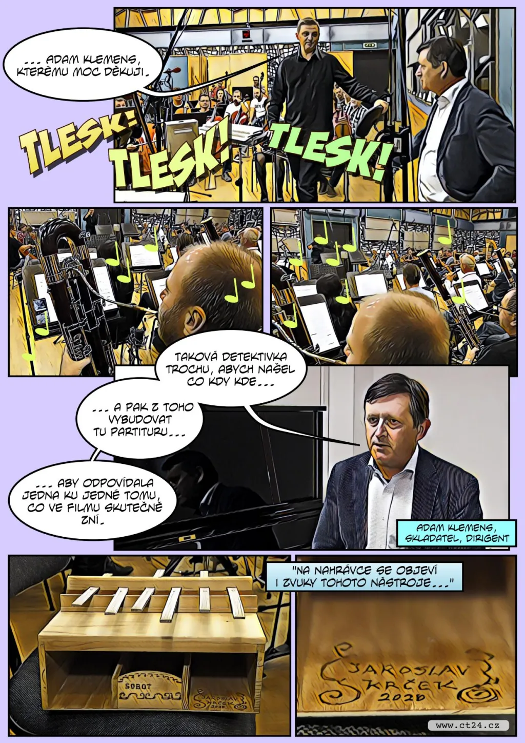 Znovu se nahrává hudba Trnkova filmu Sen noci svatojánské. Zazní v ní i původní nástroj sobot