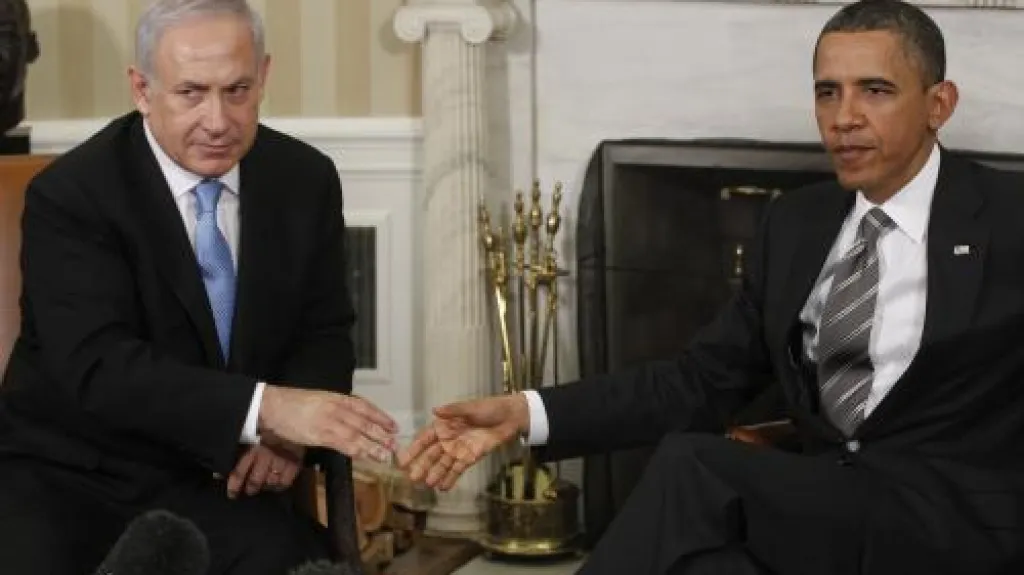 Benjamin Netanjahu a Barack Obama
