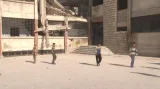 Syrské děti ve zničeném Aleppu