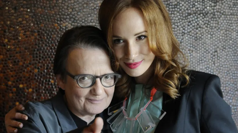 Agnieszka Hollandová a Táňa Pauhofová