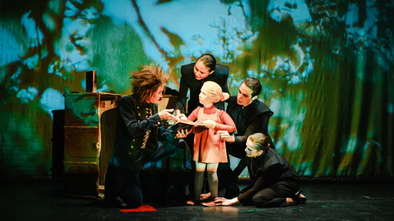 Z inscenace Baron Prášil v Laterně magice