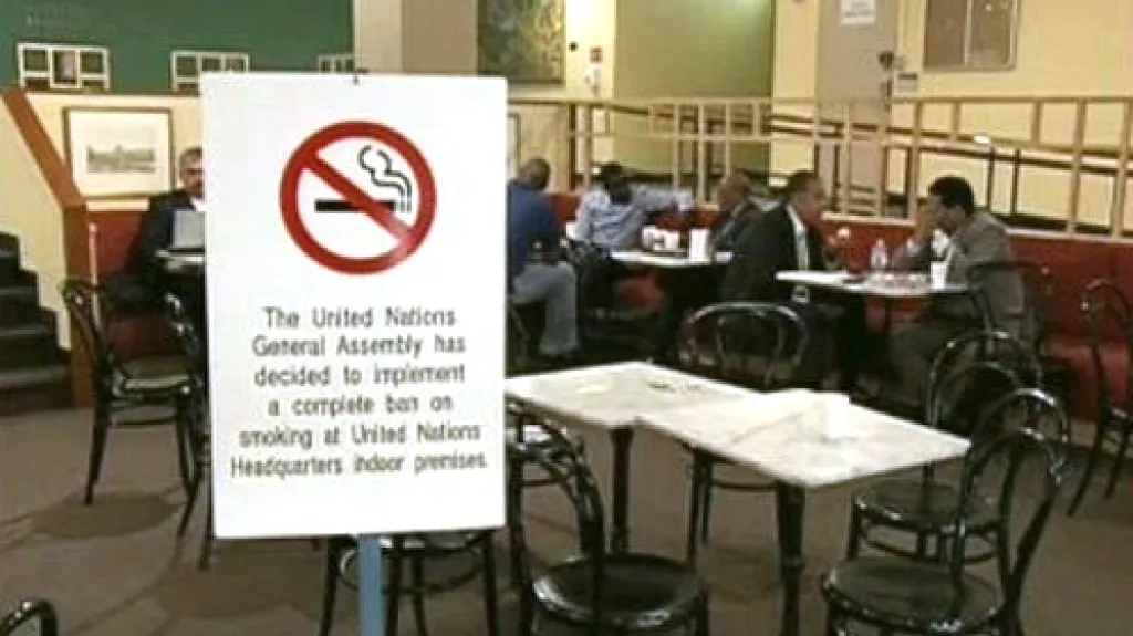 Zákaz kouření v budově OSN