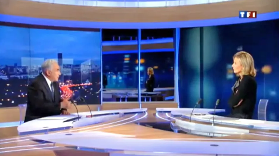 Dominique Strauss-Kahn v rozhovoru pro televizi TF1