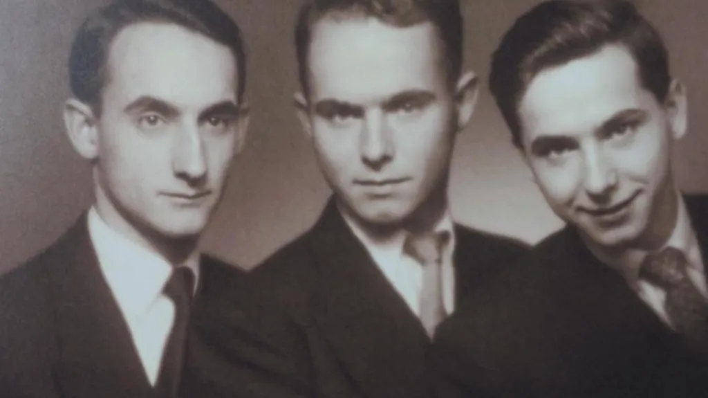 Paul Ort (vpravo) s bratry