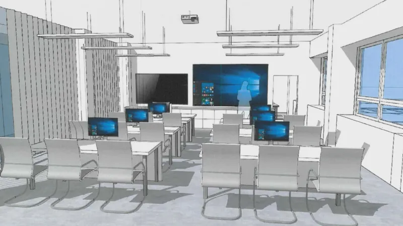 Budoucí podoba kybercentra pro studenty v Brně