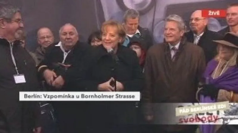 Projev Angely Merkelové na Bornholmském mostě