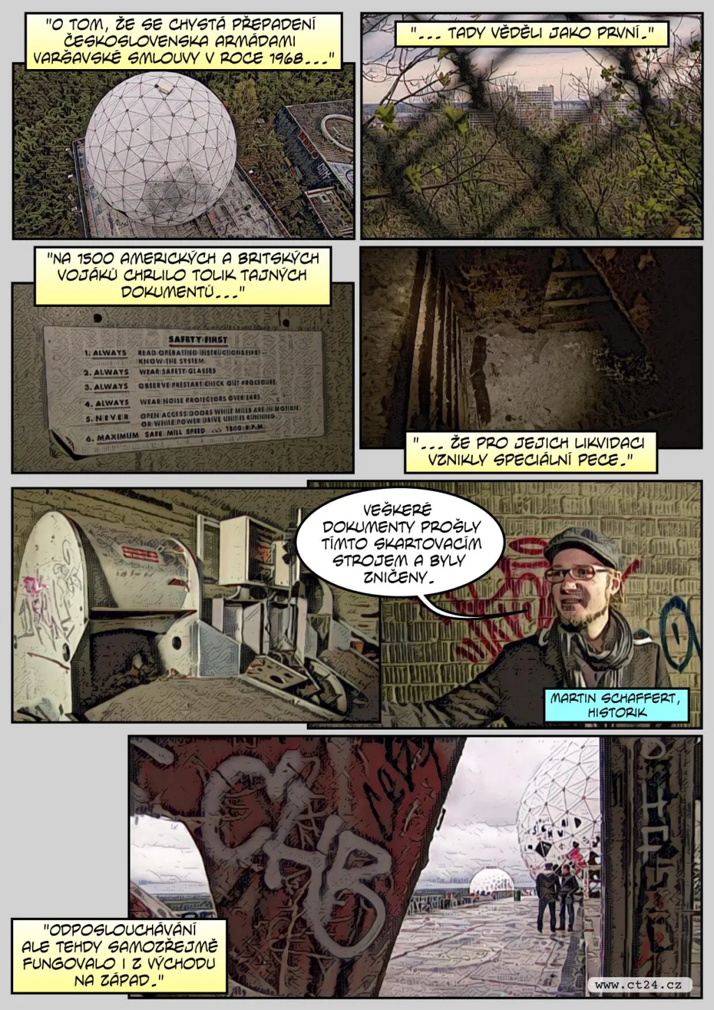 Nevědomí východních Němců připomíná komplex Teufelsberg