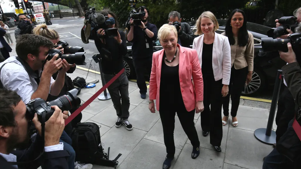 Kandidátka na předsedkyni labouristů Angela Eagleová