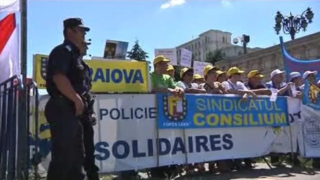 Demonstrace v Bukurešti