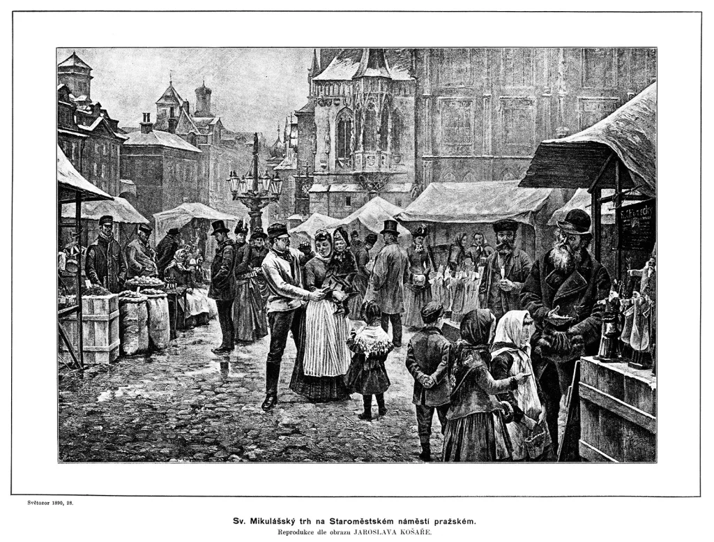 Sv. Mikulášský trh na Staroměstkém náměstí pražském