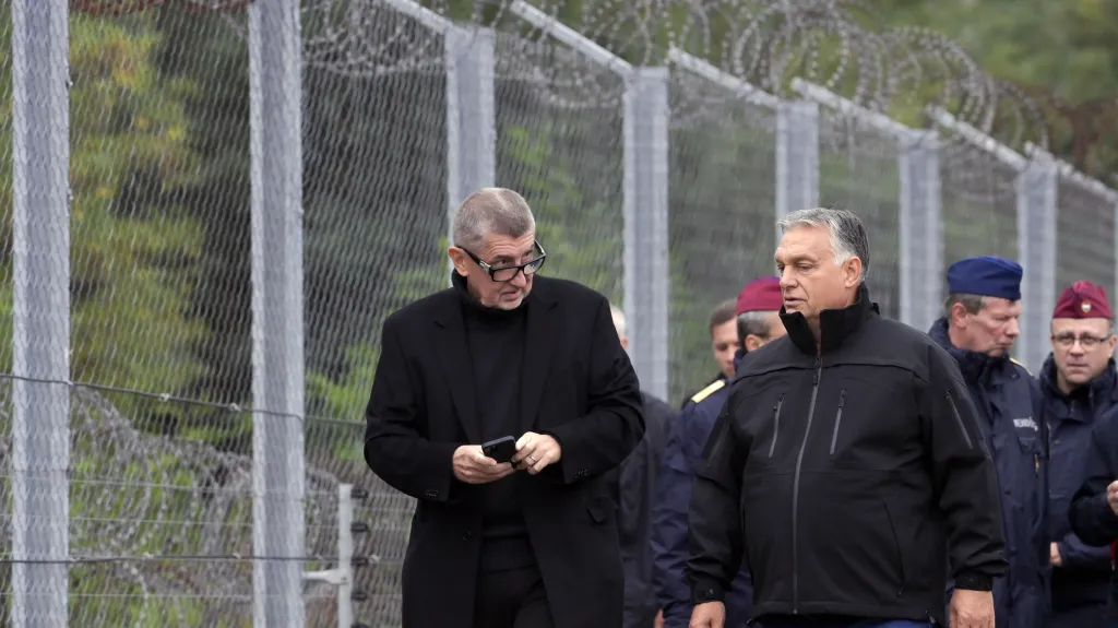 Andrej Babiš a Viktor Orbán