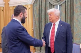Trump se setkal se syrským vůdcem Šarou