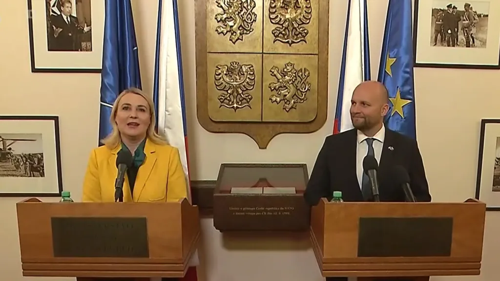 Jana Černochová a Jaroslav Naď