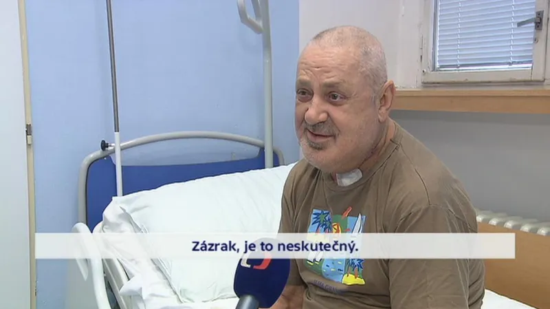 Pacient Imrich Porada si operaci pochvaluje