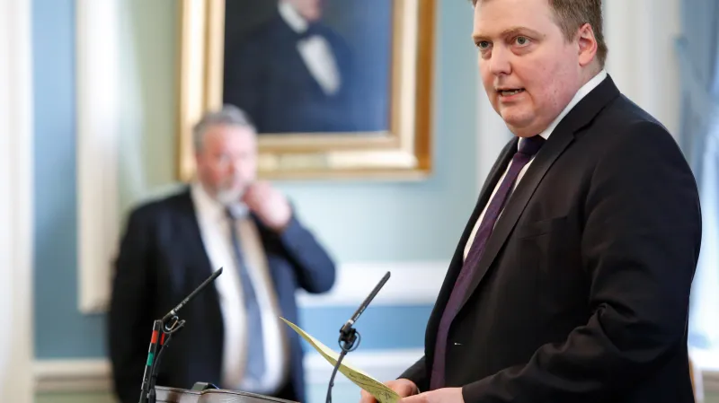 Islandský premiér Sigmundur Davíd Gunnlaugsson