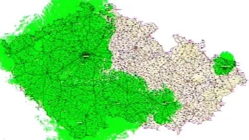 Pokrytí digitálním signálem ČT – červenec 2009