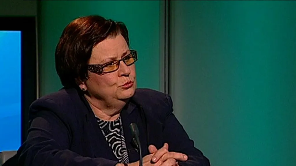 Marie Benešová v Hyde Parku ČT24