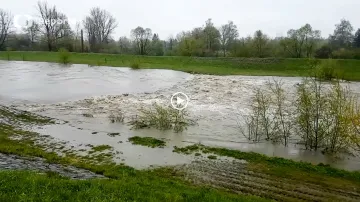 iReportér Milan Haluška: Rozvodněná řeka Olše v Karviné