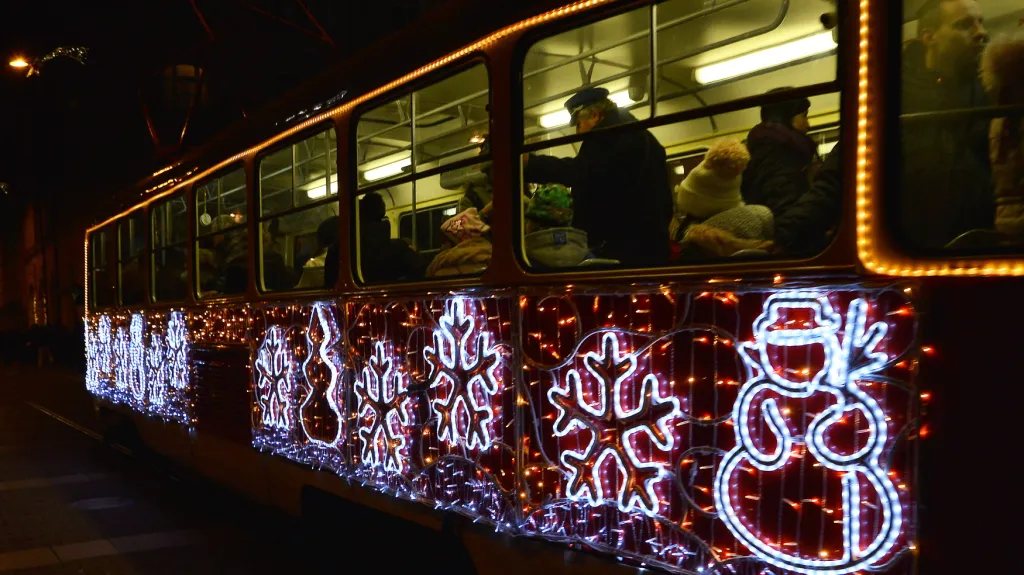 Vánoční tramvaj