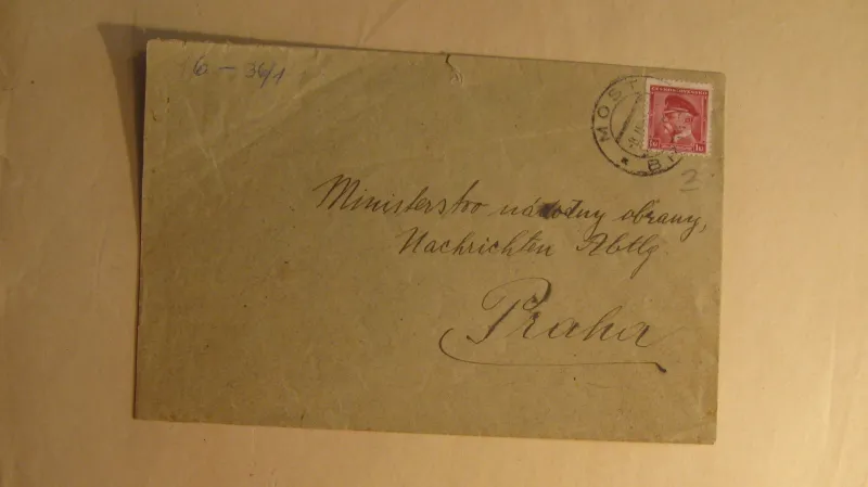 Dopis, kterým Thümmel nabízel českým zpravodajcům spolupráci