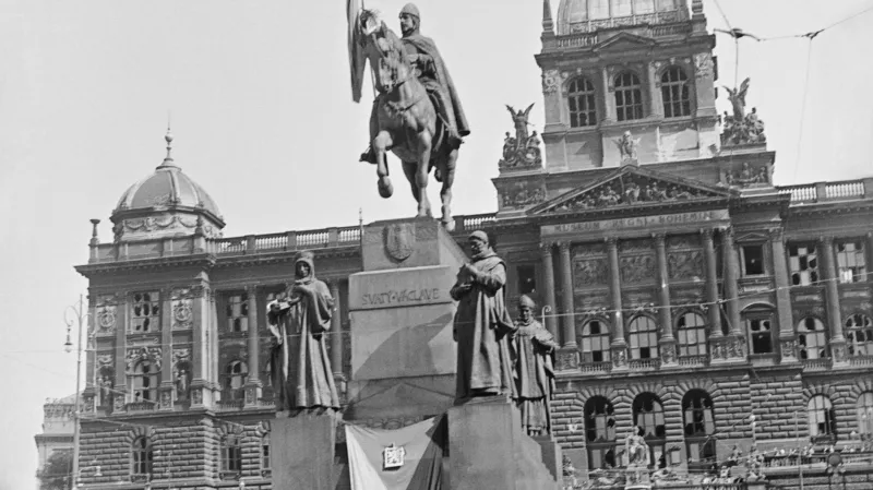 Socha sv. Václava na Václavském náměstí