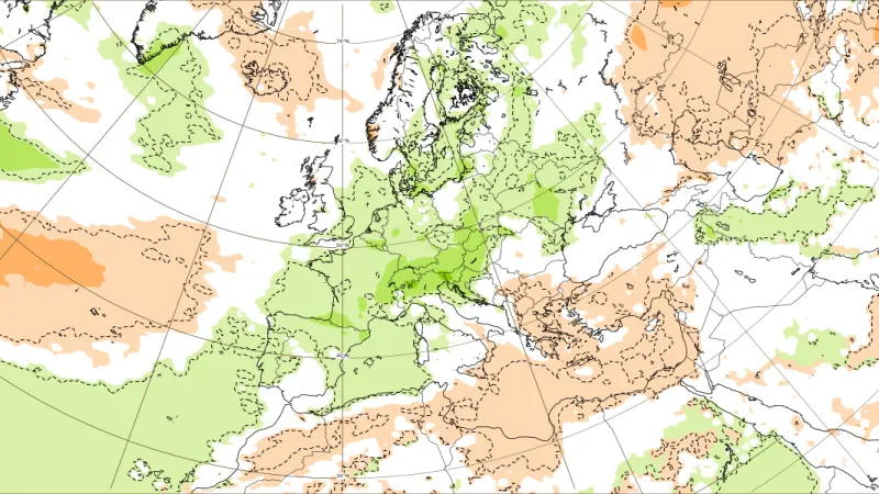 Zhruba do 10. srpna by mělo i nadprůměrně pršet