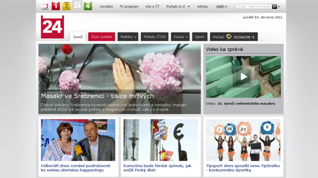 Nový web ČT24